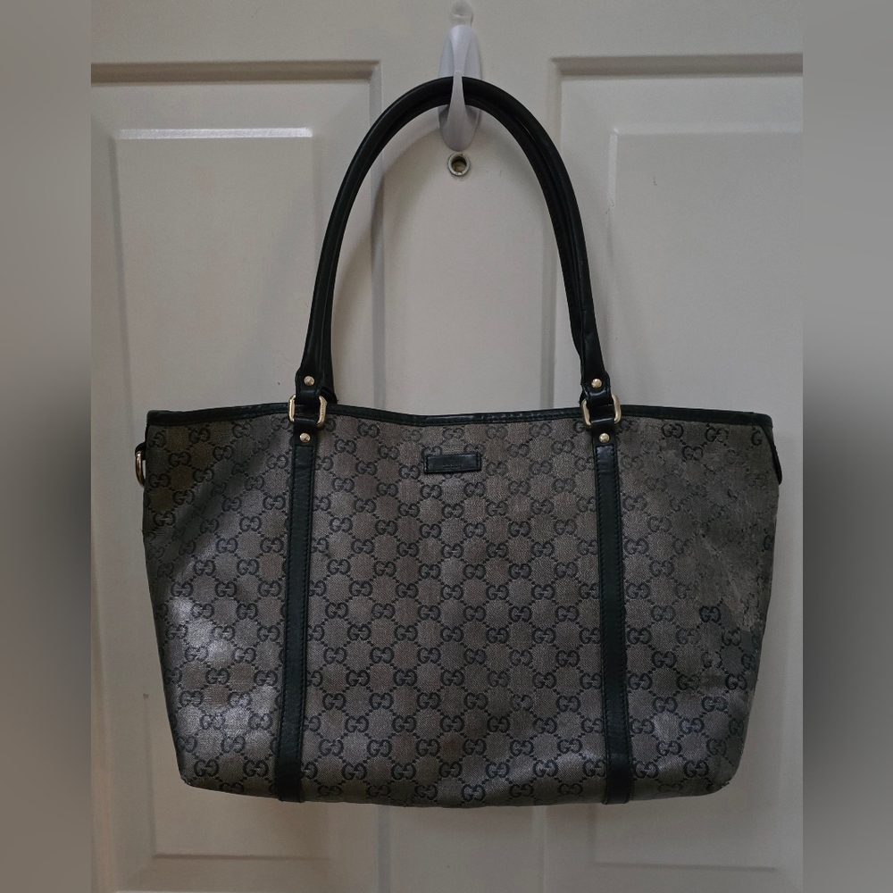 GUCCI TOTE (fading, peeling) w/ inner pocket. Fair-Good condition-Reposhing